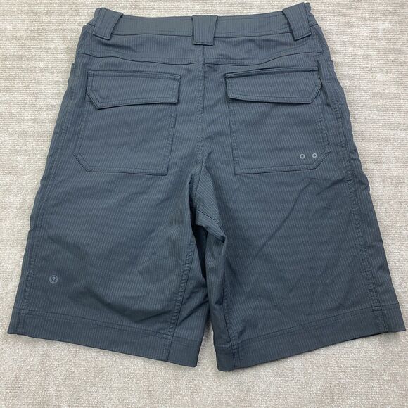 Lululemon Commuter Performance Stretch Golf Chino Shorts Mens 30 Black - Picture 8 of 15